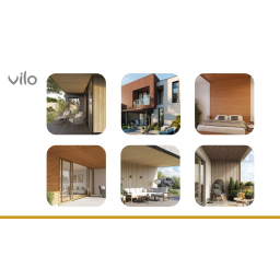 Vilo Sample: FRONTO VILO FACADE SLATS, FACADE PANELS – External Facade Slats