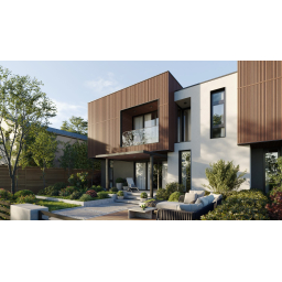 Vilo Sample: FRONTO VILO FACADE SLATS, FACADE PANELS – External Facade Slats