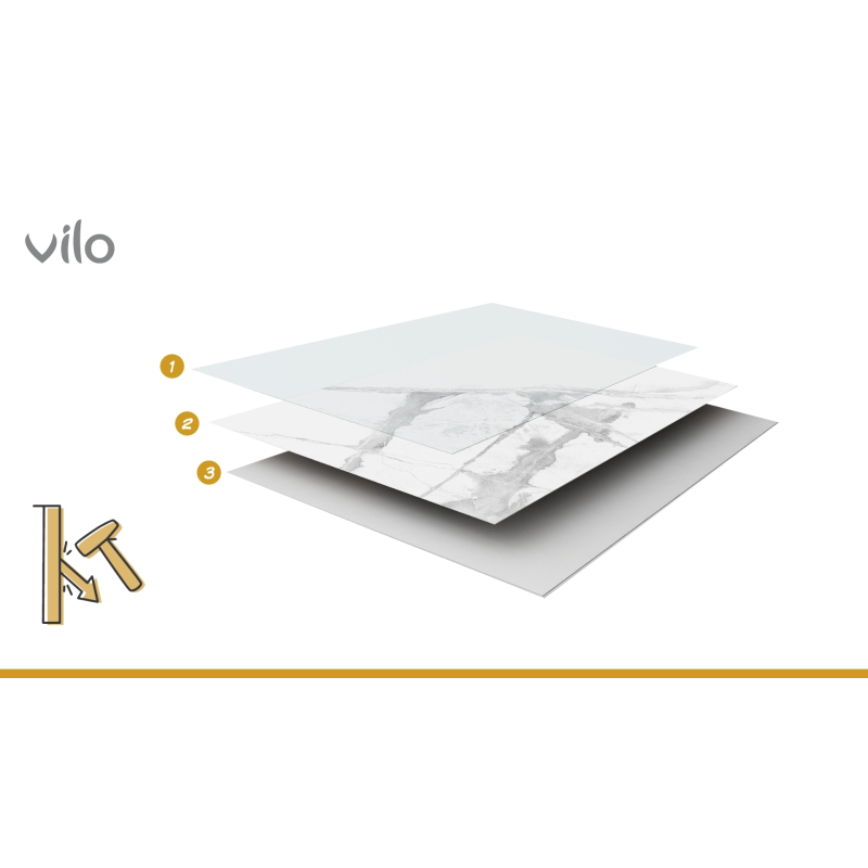 Vilo Sample SPC STONE Flooring Panels – Waterproof Flooring Panels for the Living Room and Bathroom