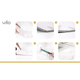Vilo Sample SPC STONE Flooring Panels – Waterproof Flooring Panels for the Living Room and Bathroom