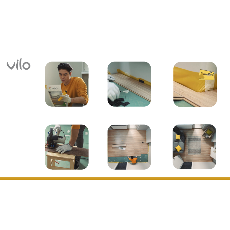 Vilo Sample: RIGID VILO WATERPROOF VINYL FLOORING PANELS – Waterproof flooring panels for the living room and bathroom