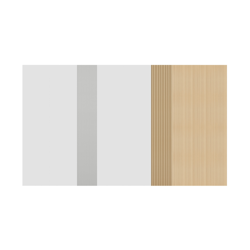 Vilo XL SOFT WHITE Decorative Wall Panel 60 x 265 cm Wall Panels for Kitchens, Bathrooms and Living Rooms