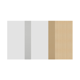 Vilo XL SOFT WHITE Decorative Wall Panel 60 x 265 cm Wall Panels for Kitchens, Bathrooms and Living Rooms