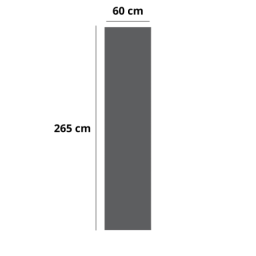 P. DEKORACYJNY XL 600 DEEP GREY 2,65M A