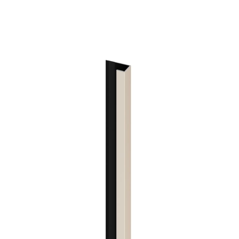 Abschluss für Lamellen der Wandpaneele XL SATIN CREAM 300 cm