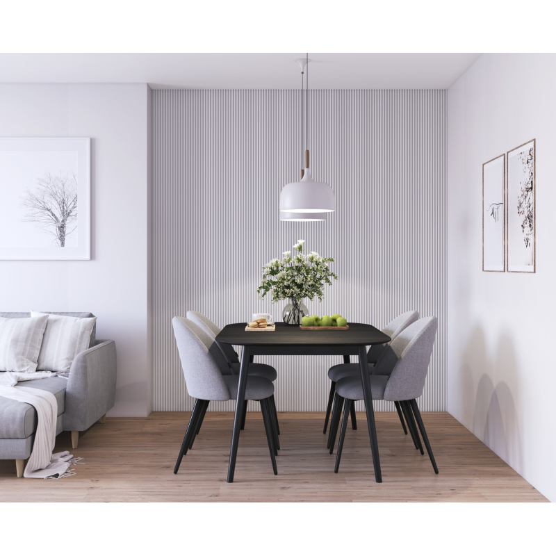 Vilo S SOFT WHITE Wall Panels 14.8 x 265 cm – Wall Panels for Kitchens, Bathrooms and Living Rooms