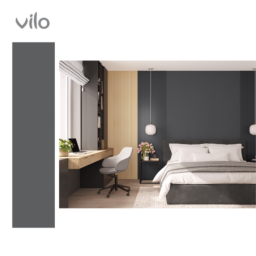 Vilo S DEEP GREY Wall Panels 14.8 x 265 cm – Wall Panels for Kitchens, Bathrooms and Living Rooms