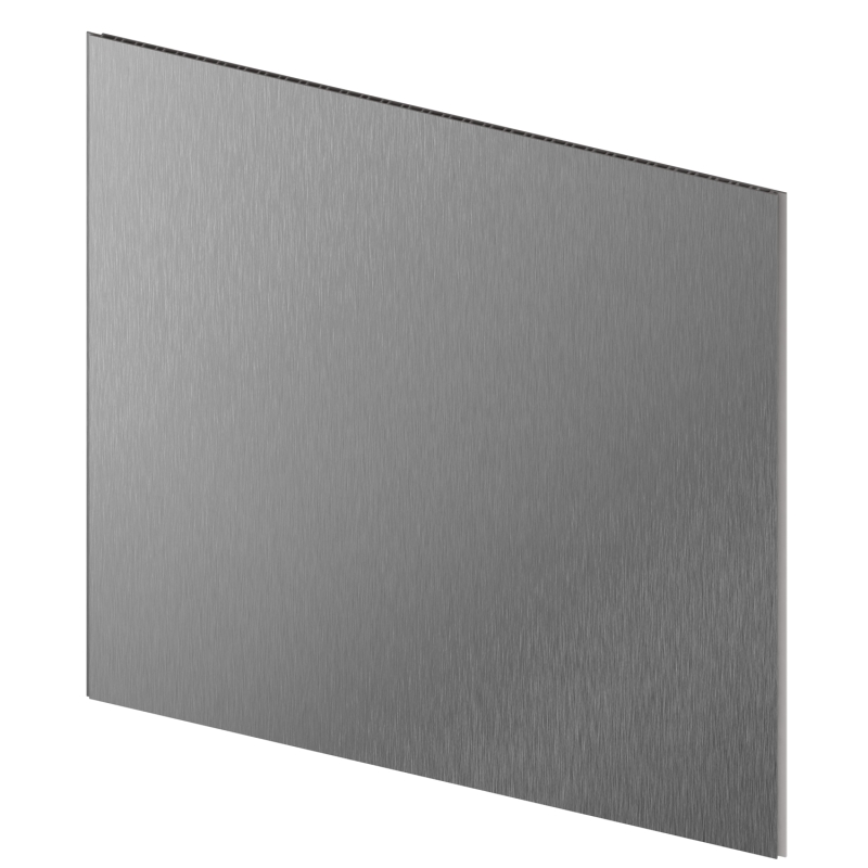 Vilo XL BRUSHED STEEL Decorative Wall Panel 60 x 265 cm Wall Panels for Kitchens, Bathrooms and Living Rooms