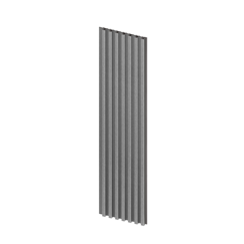 Vilo S BRUSHED STEEL Wall Panels 14.8 x 265 cm – Wall Panels for Kitchens, Bathrooms and Living Rooms
