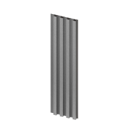 Vilo M BRUSHED STEEL 16 x 265 cm Wall Panels for Kitchens, Bathrooms and Living Rooms