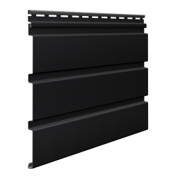 Pannello per rivestimento sottogronda senza perforazione SV 08 Nero (10 pezzi)