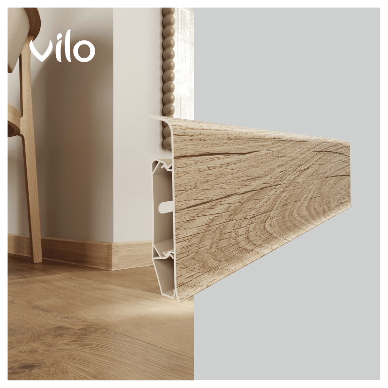 Skirting board Duvia Rustic Oak 2012 240cm