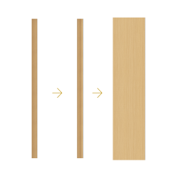 Dekorativní nástěnný panel XL 600 SANDST.WOOD 2,65M B