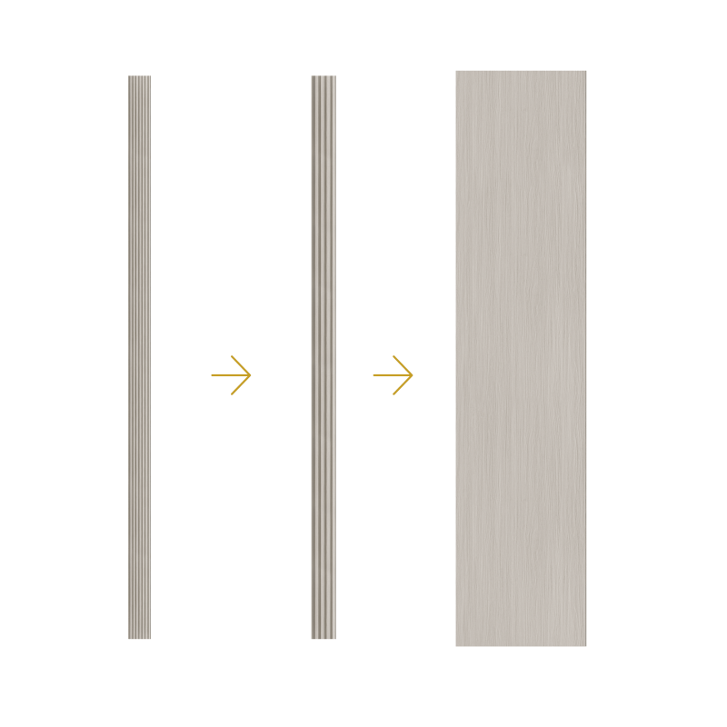 Dekoratives Wandpaneel XL 600 SAVANNA WOOD 60 x 265 cm