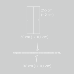 Dekoratīvais sienas panelis XL Truffle Oak 60 x 265 cm