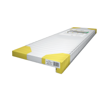 Põrandakate 38 cm x 200 cm Valge