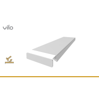 Põrandakate 38 cm x 200 cm Valge