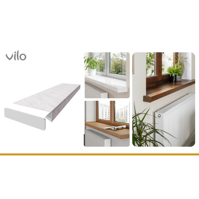 Підвіконня Vilo 380/M Marble 2M