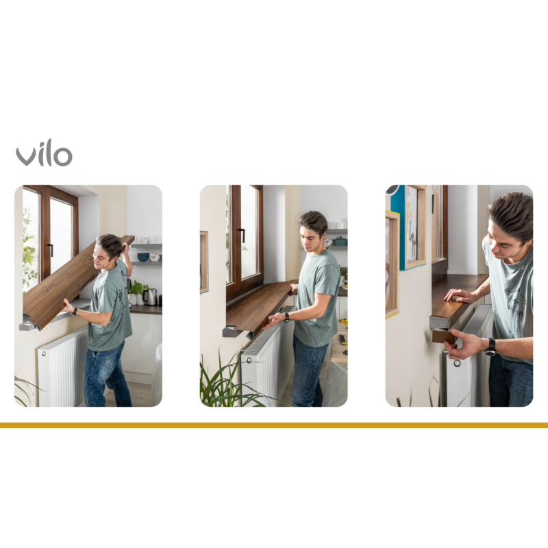 Підвіконня Vilo 380/M Marble 2M