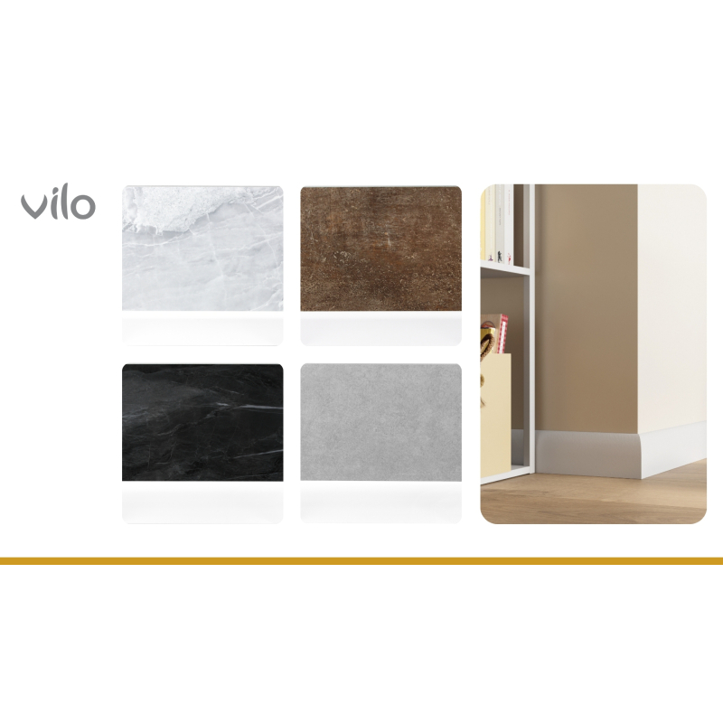 Skirting board SEMPLA 80 WHITE 708 2,4M