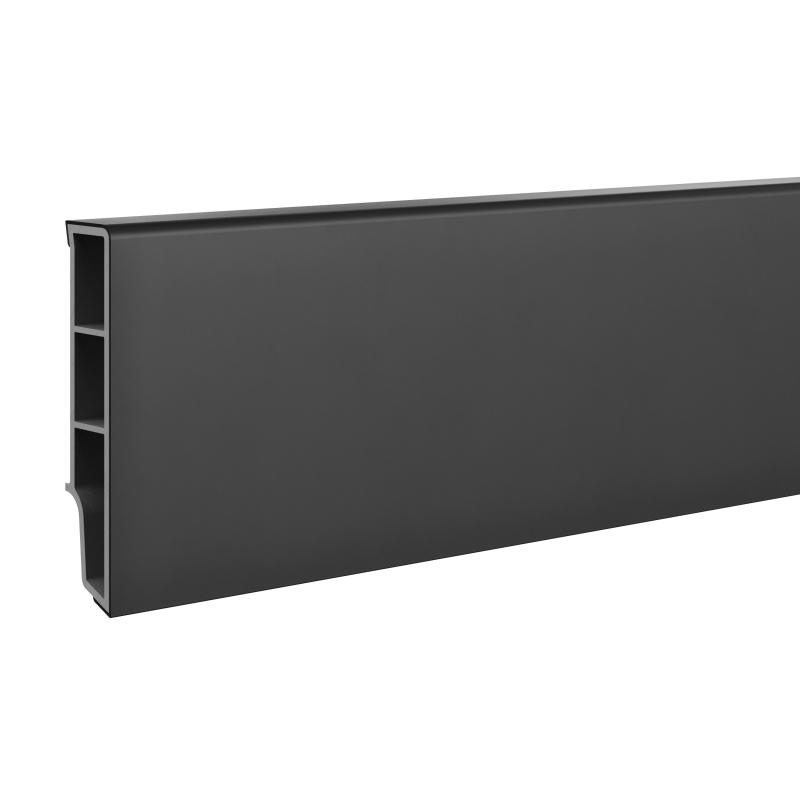 Skirting board SEMPLA 65 BLACK 706 2.4M