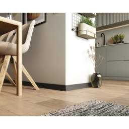 Skirting board SEMPLA 65 BLACK 706 2.4M