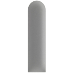 Upholstered panels 15X60 OVAL GRAY