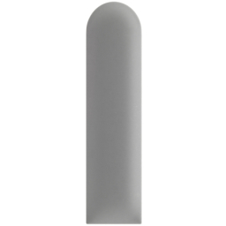 Upholstered panels 15X60 OVAL GRAY