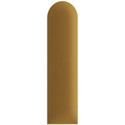 Upholstered panels 15X60 OVAL MUSTARD