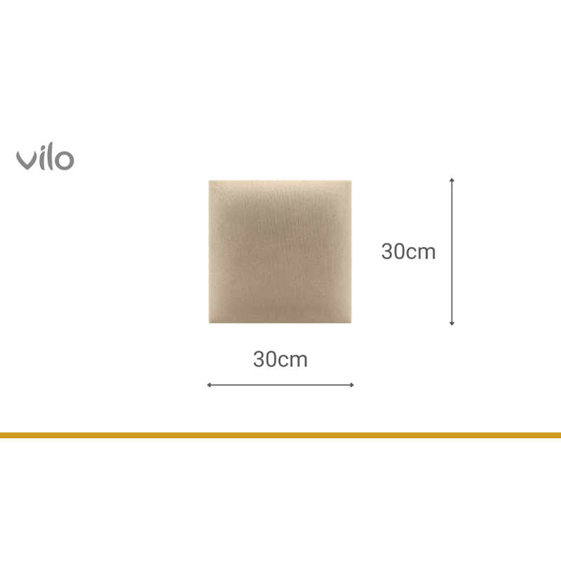 Upholstered panels 30X30 BEige