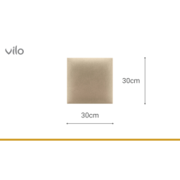 Upholstered panels 30X30 BEige