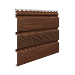 Soffit panel with perforation SV 07 Walnut (10pcs)