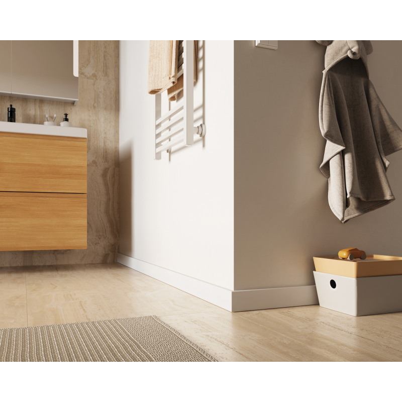 Skirting board SEMPLA 80 WHITE 701 2,4M