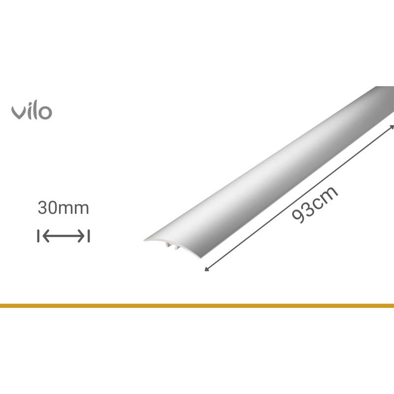 Profil dylatacyjny podłogowy L30 SREBRNY 30/93CM