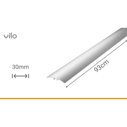 Profil dylatacyjny podłogowy L30 SREBRNY 30/93CM