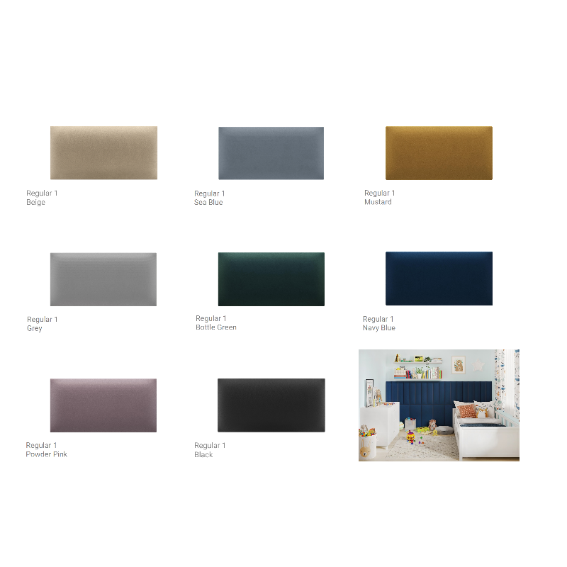 Upholstered Panels 30X60 PUDRAL ROSE