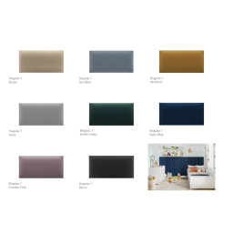 Upholstered Panels 30X60 PUDRAL ROSE