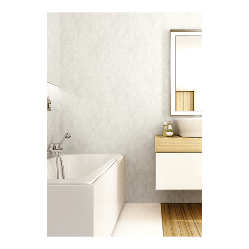 copy of Decorative wall panels ECOLINE 25cm x 265cm WHITE GLASS