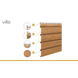 Fronto lamella panels SV 06 Light Olive 10SZT