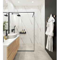 Широкоформатни SPC плочи Calacatta White - гланц 120х265 cm