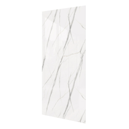 Широкоформатни SPC плочи Calacatta White - гланц 120х265 cm