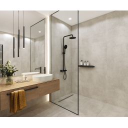 Широкоформатни SPC плочи Concrete Mote - мат 120х265 cm