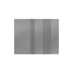 Lamele ścienne M BRUSHED STEEL 16 x 265 Cm