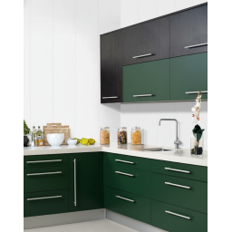 Ламперия 25 см Бял Лак