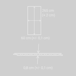 MPC стенен панел XL DEEP GREY 60 x 265 cm