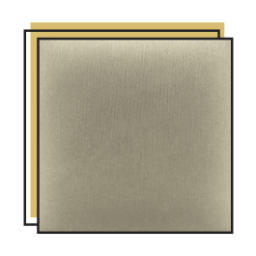 Beige upholstered panels