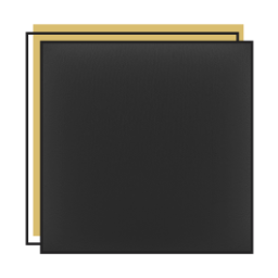 Upholstered panels black