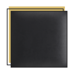 Upholstered graphite panels