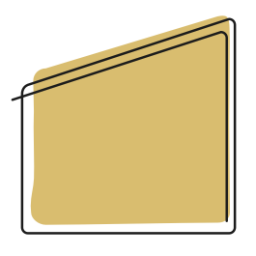 Upholstered trapezoid panels