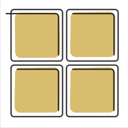 Vinyl square panels